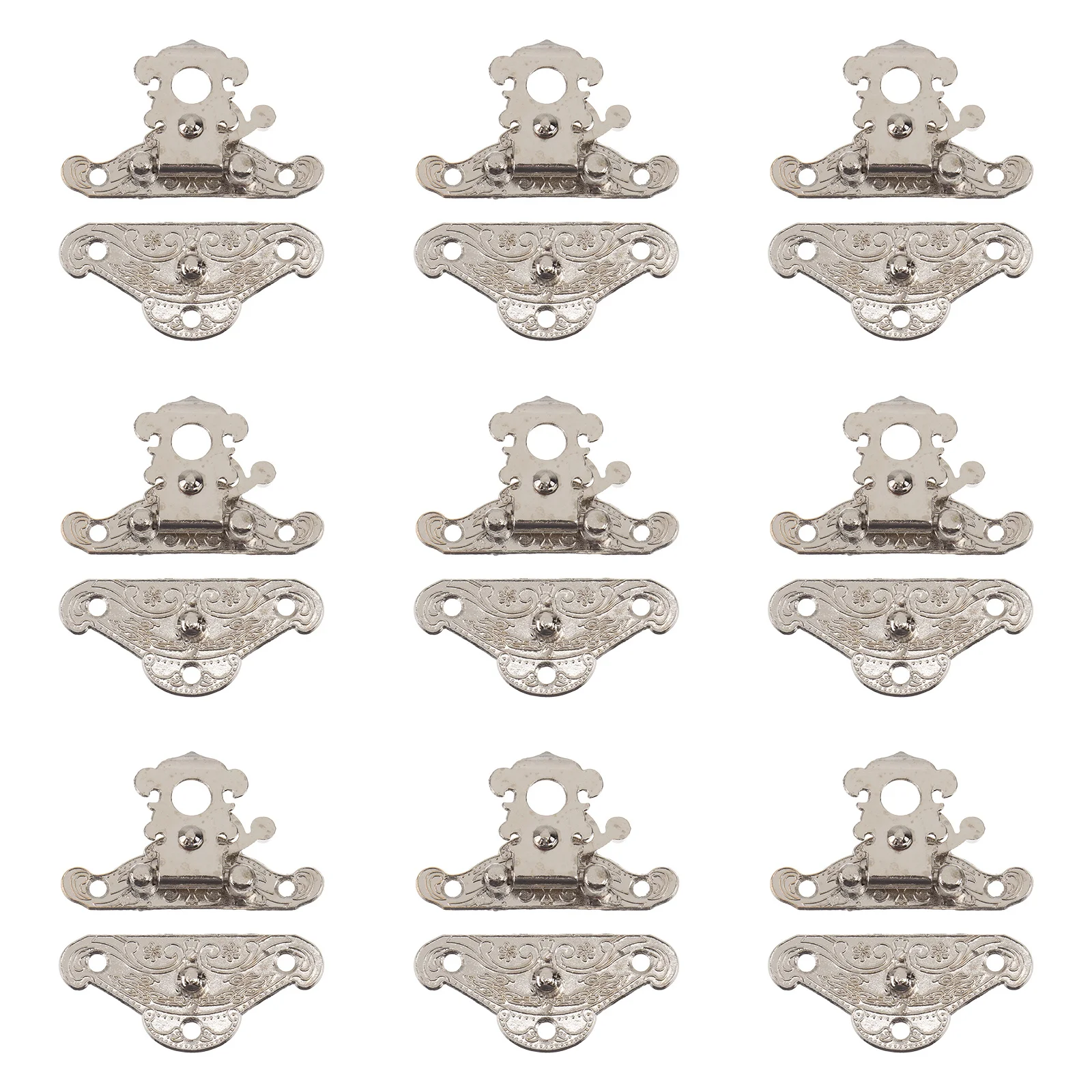 10Pcs Decorative Box Lock Style Jewelry Case Latch Zinc Alloy Buckle Vintage Wooden Drawer Hasp Closure
10Pcs Decorative Box Lock Style Jewelry Case Latch Zinc Alloy Buckle Vintage Wooden Drawer Hasp Closure