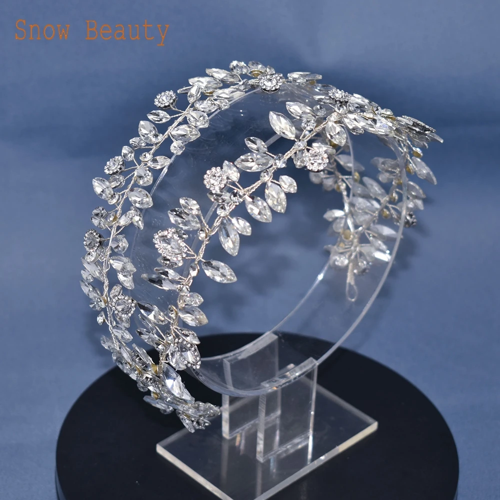 DZ010 Wedding Headwear Fashion Women Hair Accessories New Hair Jewelry Wedding Hairband Head Ornament Crystal Bridal Headband
DZ010 Wedding Headwear Fashion Women Hair Accessories New Hair Jewelry Wedding Hairband Head Ornament Crystal Bridal Headband