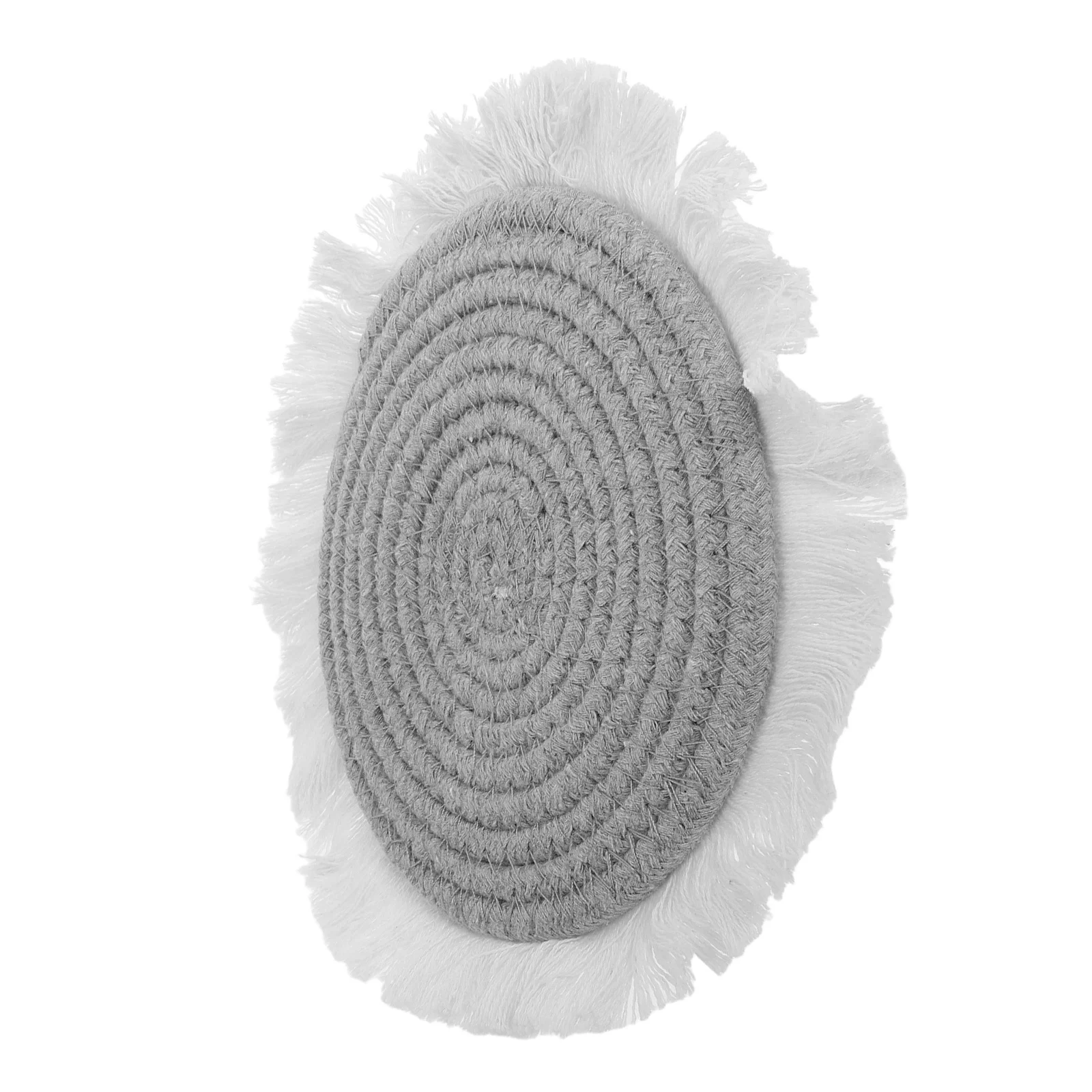 Nordic Style Cotton Rope Tassel Placemats Round Heat Insulation Table Mats Coasters Pot Holders Woven Home Decor 
Nordic Style Cotton Rope Tassel Placemats Round Heat Insulation Table Mats Coasters Pot Holders Woven Home Decor