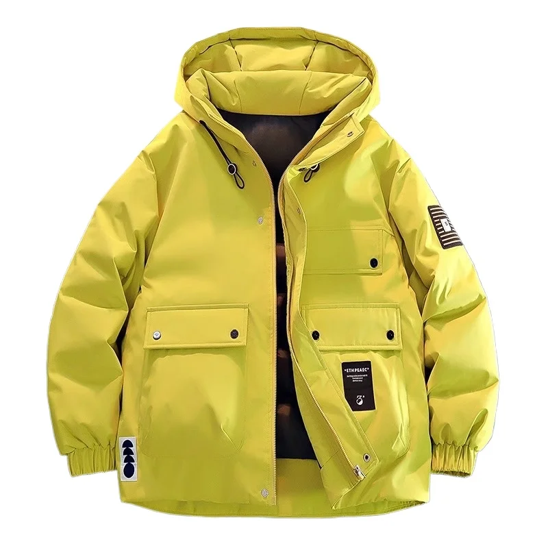 Men's Winter Down Jacket 2025 New Style, Thickened White Duck Down, Cold-Resistant, Warm Hooded Work Coat for Men
Men's Winter Down Jacket 2025 New Style, Thickened White Duck Down, Cold-Resistant, Warm Hooded Work Coat for Men