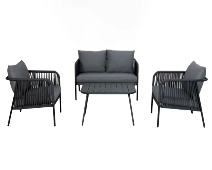 Modern Contemporary Woven Aluminum Patio Furniture Luxury Rope Sofa Set for Garden Courtyard & Living Room for Dining & Leisure
Modern Contemporary Woven Aluminum Patio Furniture Luxury Rope Sofa Set for Garden Courtyard & Living Room for Dining & Leisure