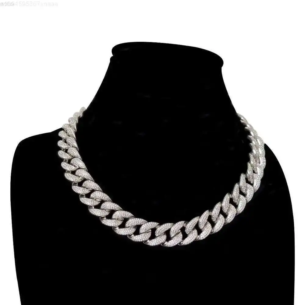 in Stock Top Quality Chain Gold Plated Sterling Silver Iced Out Vvs Moissanite Diamond Cuban Chain Link for Hiphop Life
in Stock Top Quality Chain Gold Plated Sterling Silver Iced Out Vvs Moissanite Diamond Cuban Chain Link for Hiphop Life