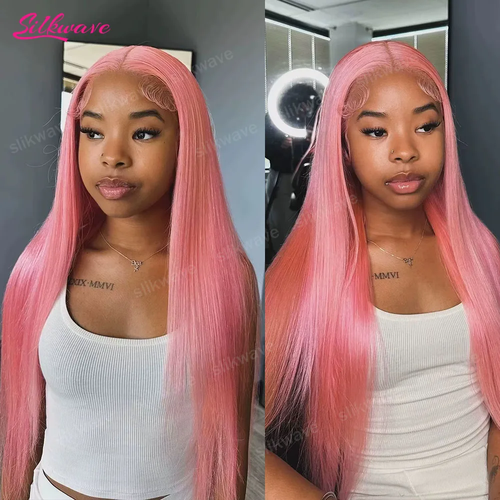 Pink Straight Human Hair Wigs 13X6 Hd Transparent Lace Frontal Wig Pink Colored Lace Front Wig 200 Density Brazilian Hair 30Inch
Pink Straight Human Hair Wigs 13X6 Hd Transparent Lace Frontal Wig Pink Colored Lace Front Wig 200 Density Brazilian Hair 30Inch
