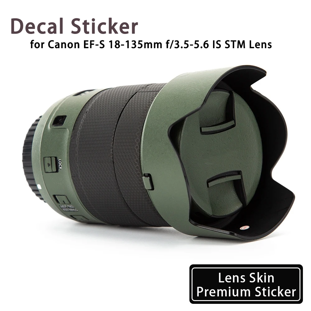 18135 Decal Sticker for Canon EF-S 18-135mm f/3.5-5.6 IS STM Lens Skin Wrap Cover 18135f3.5-5.6 Protective Film Lens Sticker
18135 Decal Sticker for Canon EF-S 18-135mm f/3.5-5.6 IS STM Lens Skin Wrap Cover 18135f3.5-5.6 Protective Film Lens Sticker