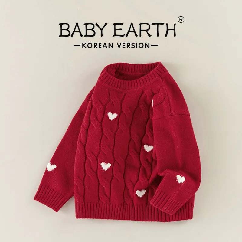 Children's winter sweater Girl's red baby Korean boy's sweater Class a cardigan autumn and winter jumper
Children's winter sweater Girl's red baby Korean boy's sweater Class a cardigan autumn and winter jumper