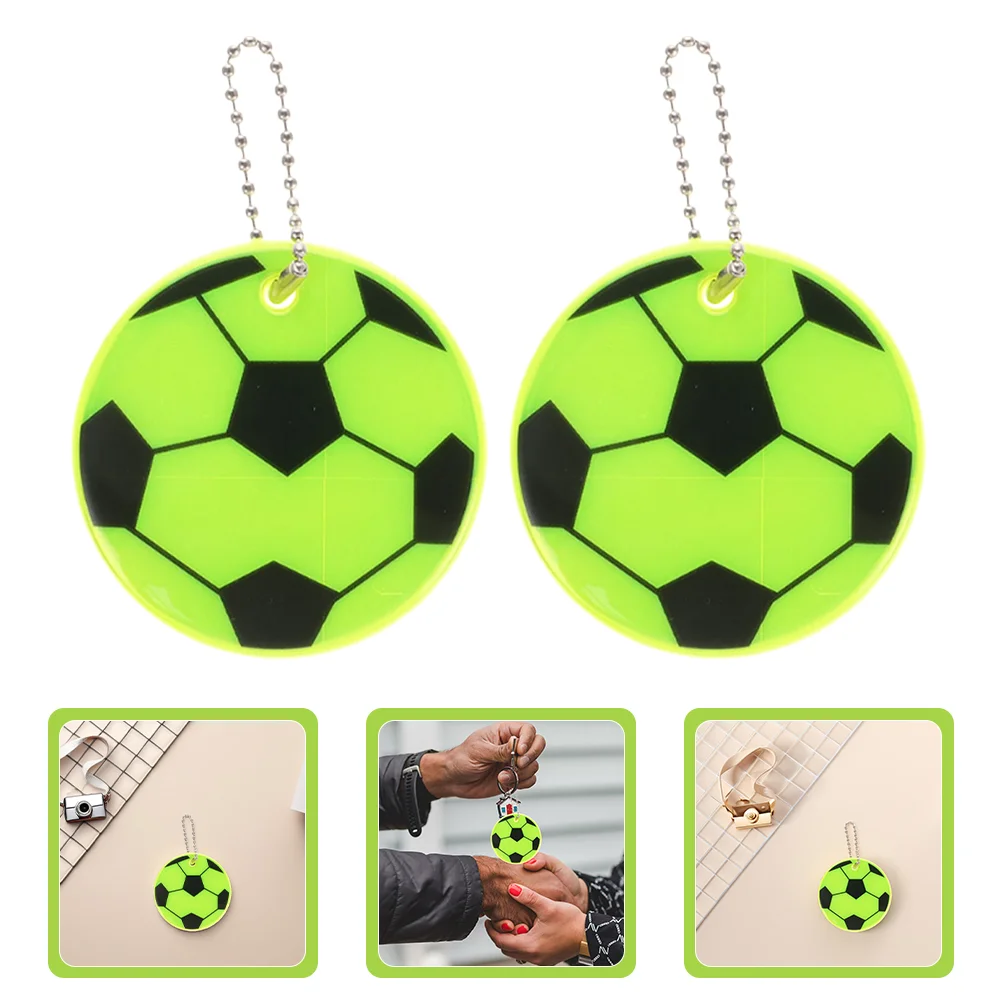 12 PCS Football Pendant Keychain Reflective Pendants Mini Soccer Keychains for Backpack Tags Pvc Child Reflector
12 PCS Football Pendant Keychain Reflective Pendants Mini Soccer Keychains for Backpack Tags Pvc Child Reflector
