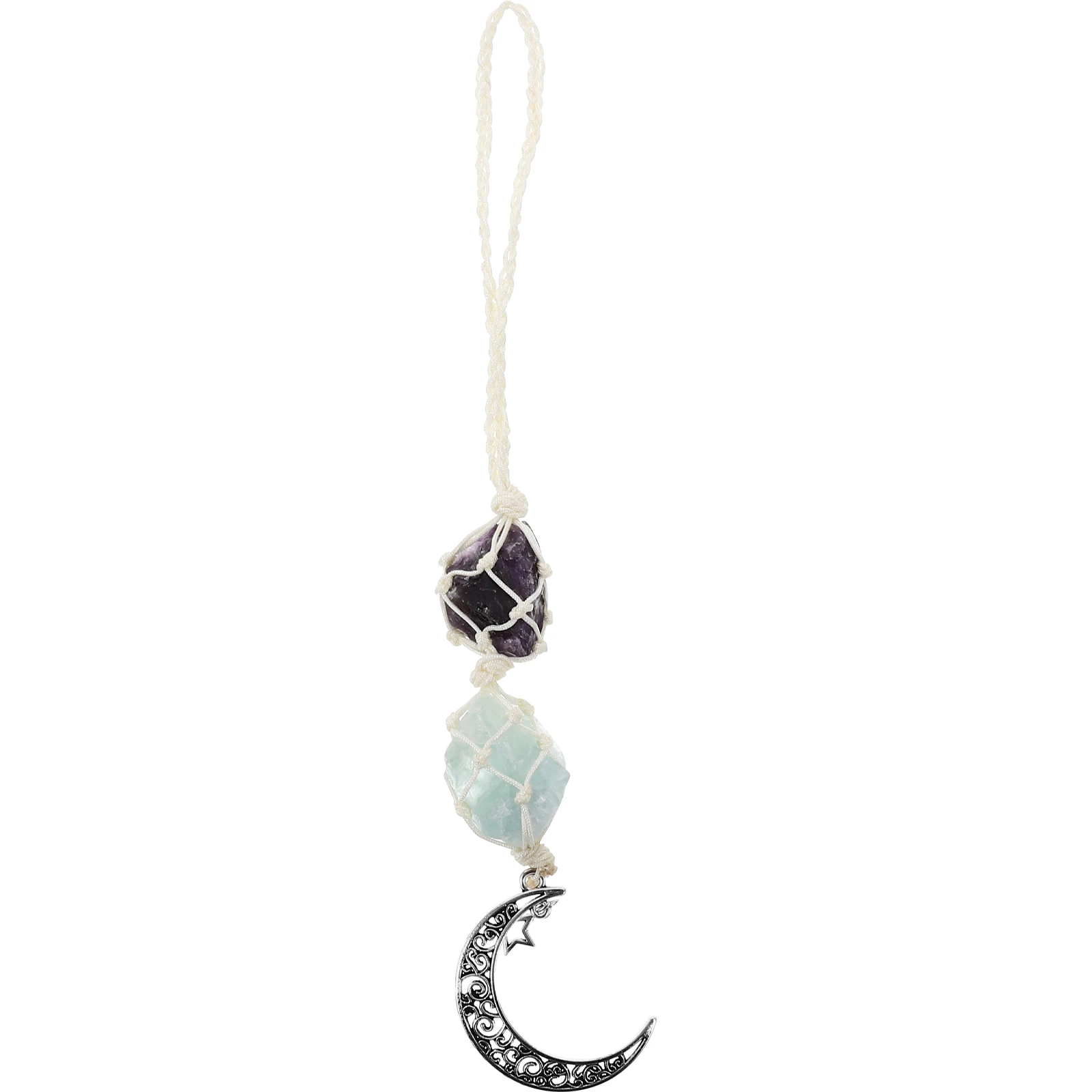 H Woven Raw Stone Crystal Pendant White Red Car Decor Amethyst Hanging nament Rearview Mirror Crystal Hanging Decor
H Woven Raw Stone Crystal Pendant White Red Car Decor Amethyst Hanging nament Rearview Mirror Crystal Hanging Decor