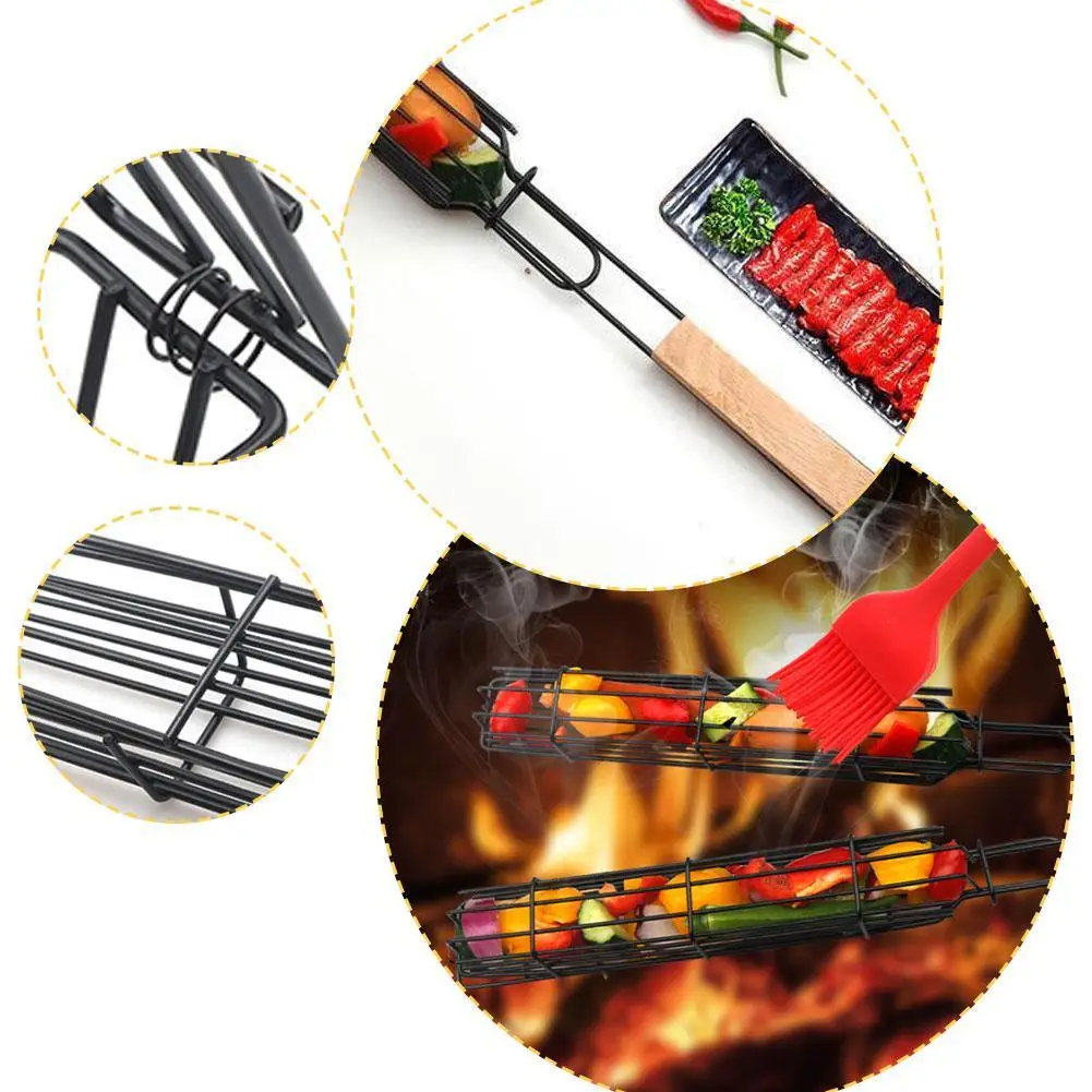 1pcs Portable Nonstick BBQ Grilling Basket For Outdoor Camping And Picnics Grill Tools
1pcs Portable Nonstick BBQ Grilling Basket For Outdoor Camping And Picnics Grill Tools