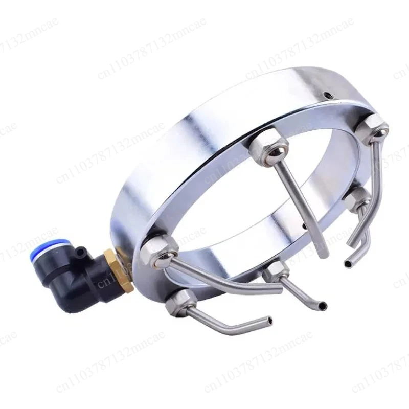 Milling Machining 125mm Diameter CNC Water Spray Ring with 6 Adjustable Nozzles Metal Cooling Ring for Stone Engraving Machine
Milling Machining 125mm Diameter CNC Water Spray Ring with 6 Adjustable Nozzles Metal Cooling Ring for Stone Engraving Machine