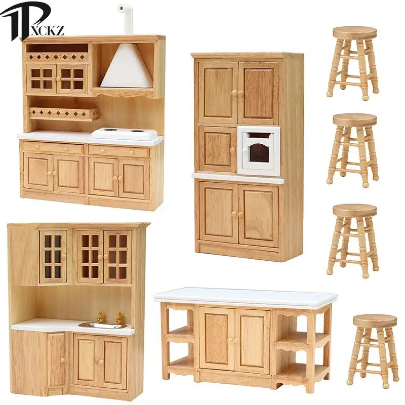 1Set Dollhouse Miniature Kitchen Table Storage Cabinet Stool Furniture Sink Stove Cabinet Cooking Table Stool Model
1Set Dollhouse Miniature Kitchen Table Storage Cabinet Stool Furniture Sink Stove Cabinet Cooking Table Stool Model