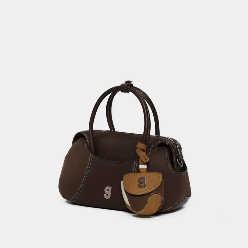 KUNOGIGI Baseball Boston Bag Small Vintage Handbag Women's Crossbody Bag New
KUNOGIGI Baseball Boston Bag Small Vintage Handbag Women's Crossbody Bag New