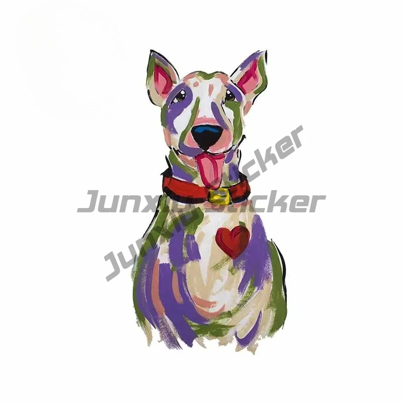 Bull Terrier Dog Painting Winston Dog Decal Art Car Sticker for Rear Windshield Door Trunk Bumper
Bull Terrier Dog Painting Winston Dog Decal Art Car Sticker for Rear Windshield Door Trunk Bumper