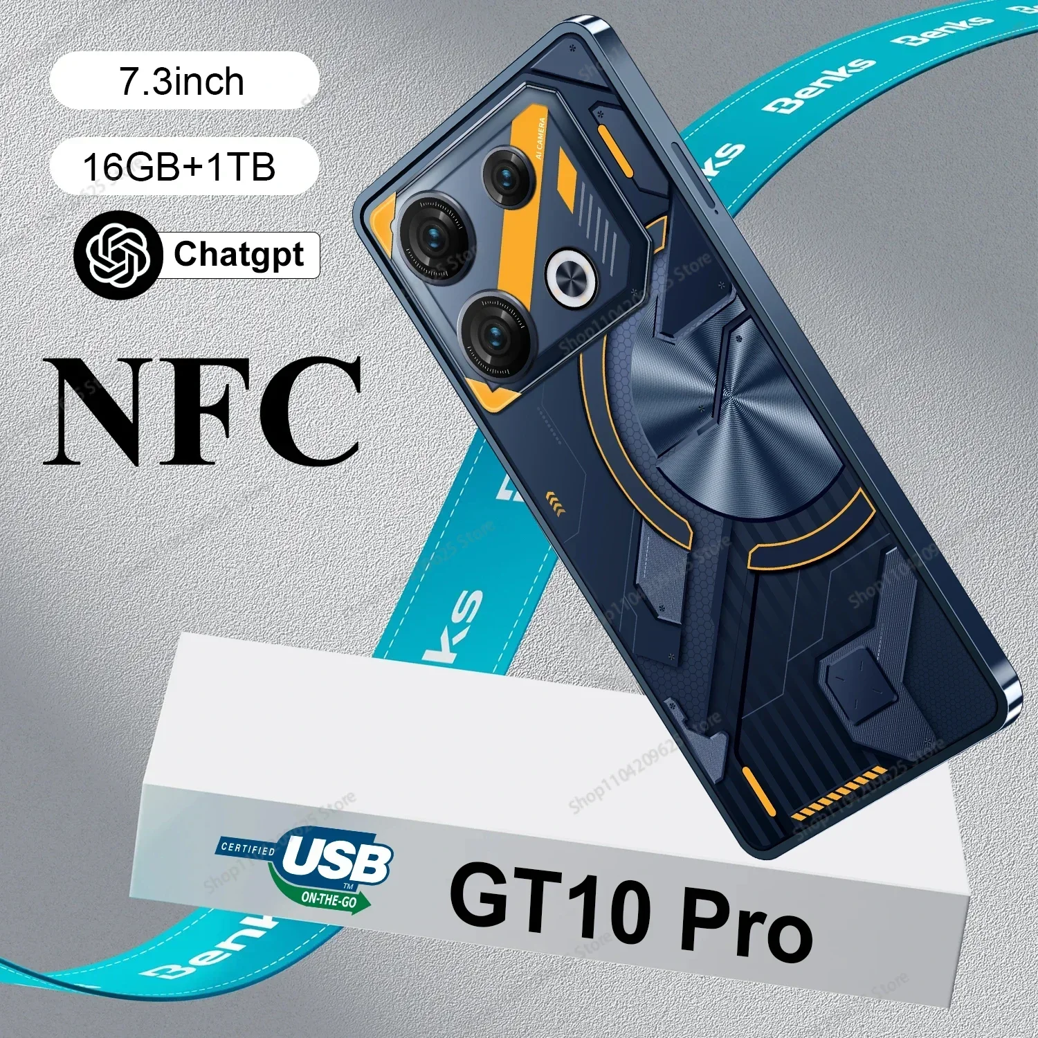 2024 Brand New GT10 Pro Smartphone 5G Original Mobile Phone 16+1TB 7.3inch HD Screen Unlocked Dual SIM Cards Cell phone
2024 Brand New GT10 Pro Smartphone 5G Original Mobile Phone 16+1TB 7.3inch HD Screen Unlocked Dual SIM Cards Cell phone