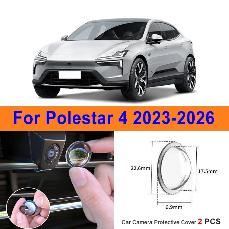 360 Reverse Image Car Camera Cover Anti-Scratch PC Lens Protector Stickers For Polestar 4 2023-2026 2Pcs
360 Reverse Image Car Camera Cover Anti-Scratch PC Lens Protector Stickers For Polestar 4 2023-2026 2Pcs