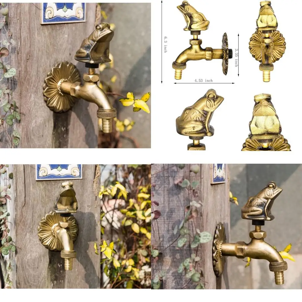 Винтажный уличный садовый декоративный латунный кран с ручкой-лягушкой и контролем уровня для наружного использования
Винтажный уличный садовый декоративный латунный кран с ручкой-лягушкой и контролем уровня для наружного использования