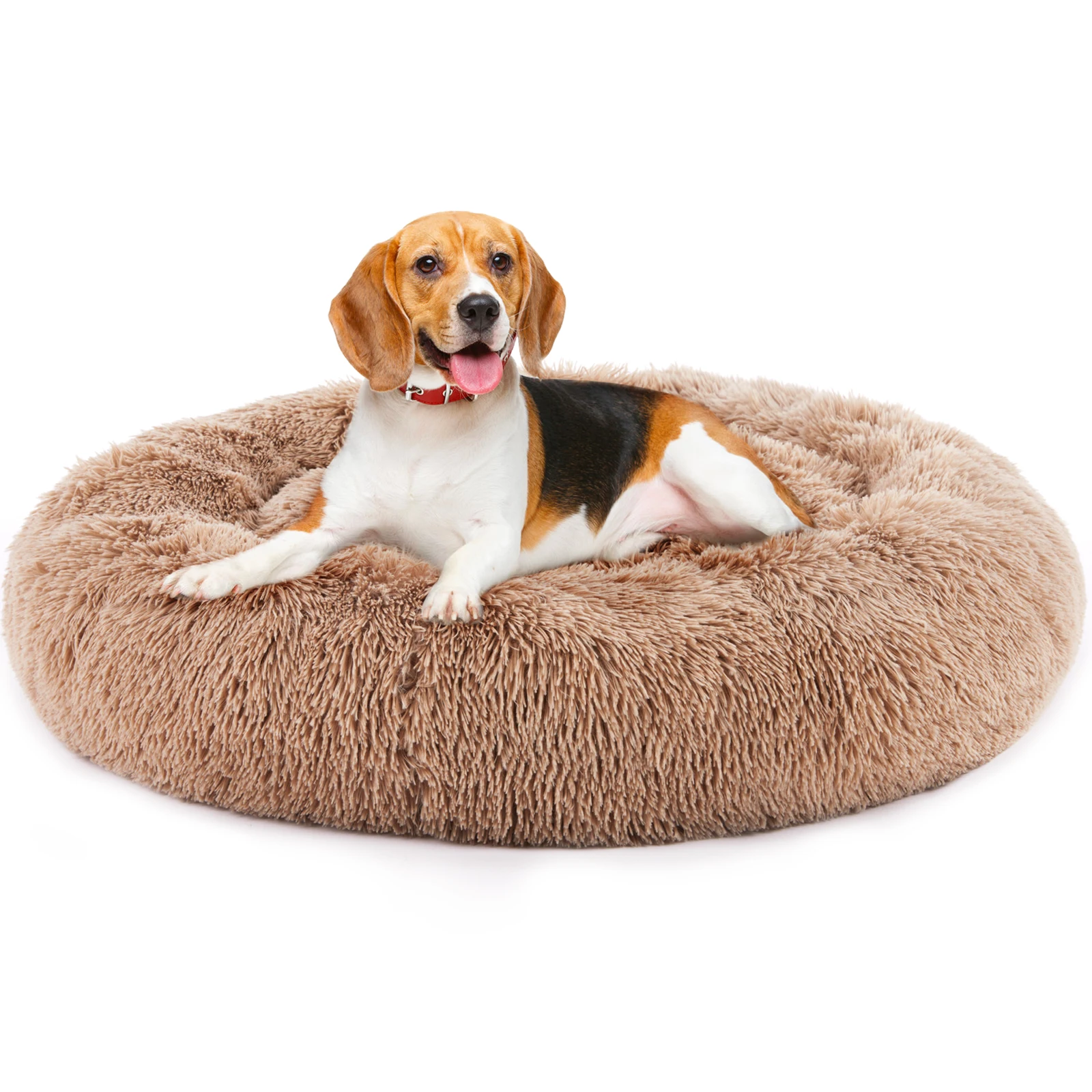 24 Inch Anti-Slip Round Fluffy Plush Faux Fur Cat Bed, Fits up to 25 lbs Pets
24 Inch Anti-Slip Round Fluffy Plush Faux Fur Cat Bed, Fits up to 25 lbs Pets
