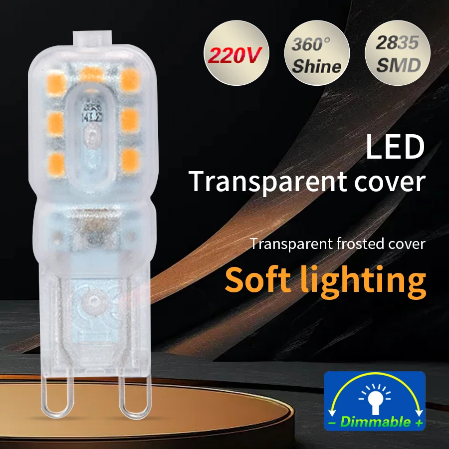 1/5pcs 220V 3W G9 LED Bulb 2835 SMD G9 LED Lamp Warm White Chandelier Spotlight Replace 20W Halogen Lamp Lampara LED G9 Lamp
1/5pcs 220V 3W G9 LED Bulb 2835 SMD G9 LED Lamp Warm White Chandelier Spotlight Replace 20W Halogen Lamp Lampara LED G9 Lamp