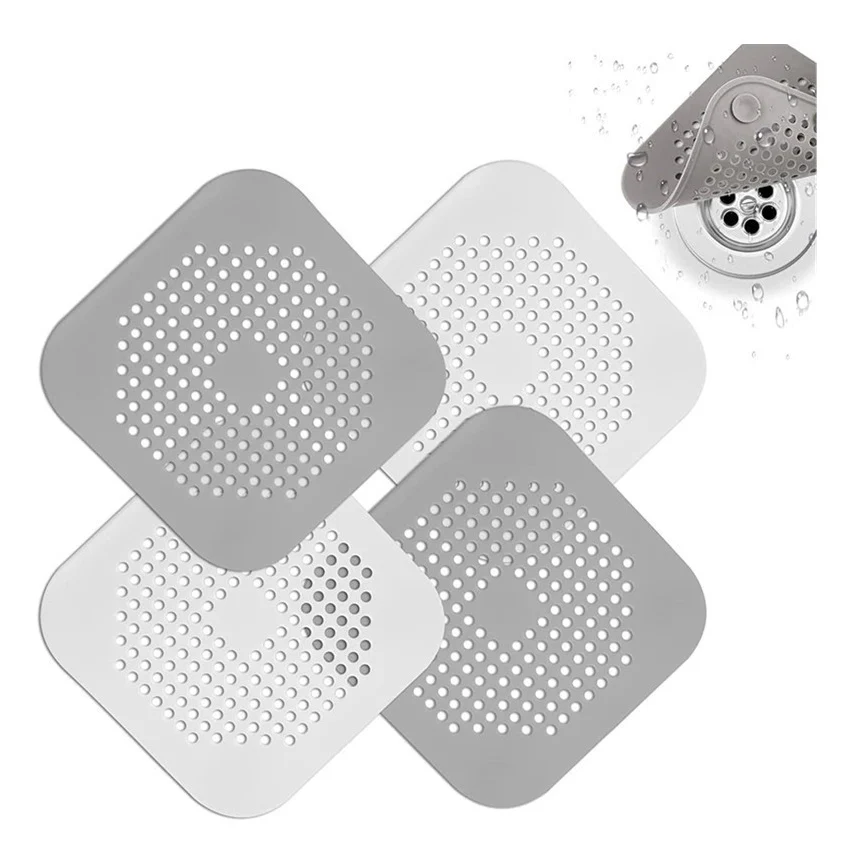2pcs Silicone Drain Hair Catcher Suction Cup Shower Bathtub Drain Strainer Hair Filter Drain Sink Strainer Bathroom Accessories
2pcs Silicone Drain Hair Catcher Suction Cup Shower Bathtub Drain Strainer Hair Filter Drain Sink Strainer Bathroom Accessories