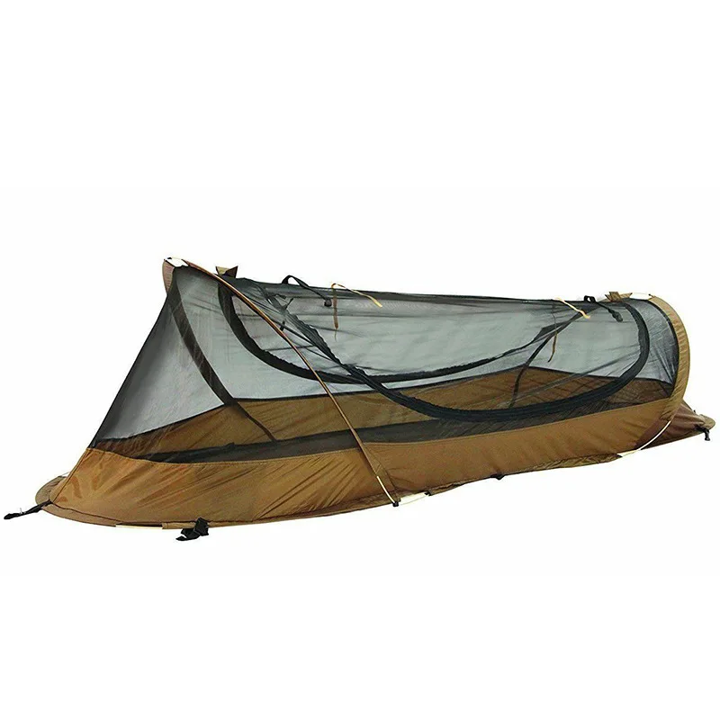 New outdoor single tactical tent anti-mosquito waterproof field tent can be matched with outdoor folding bed
New outdoor single tactical tent anti-mosquito waterproof field tent can be matched with outdoor folding bed