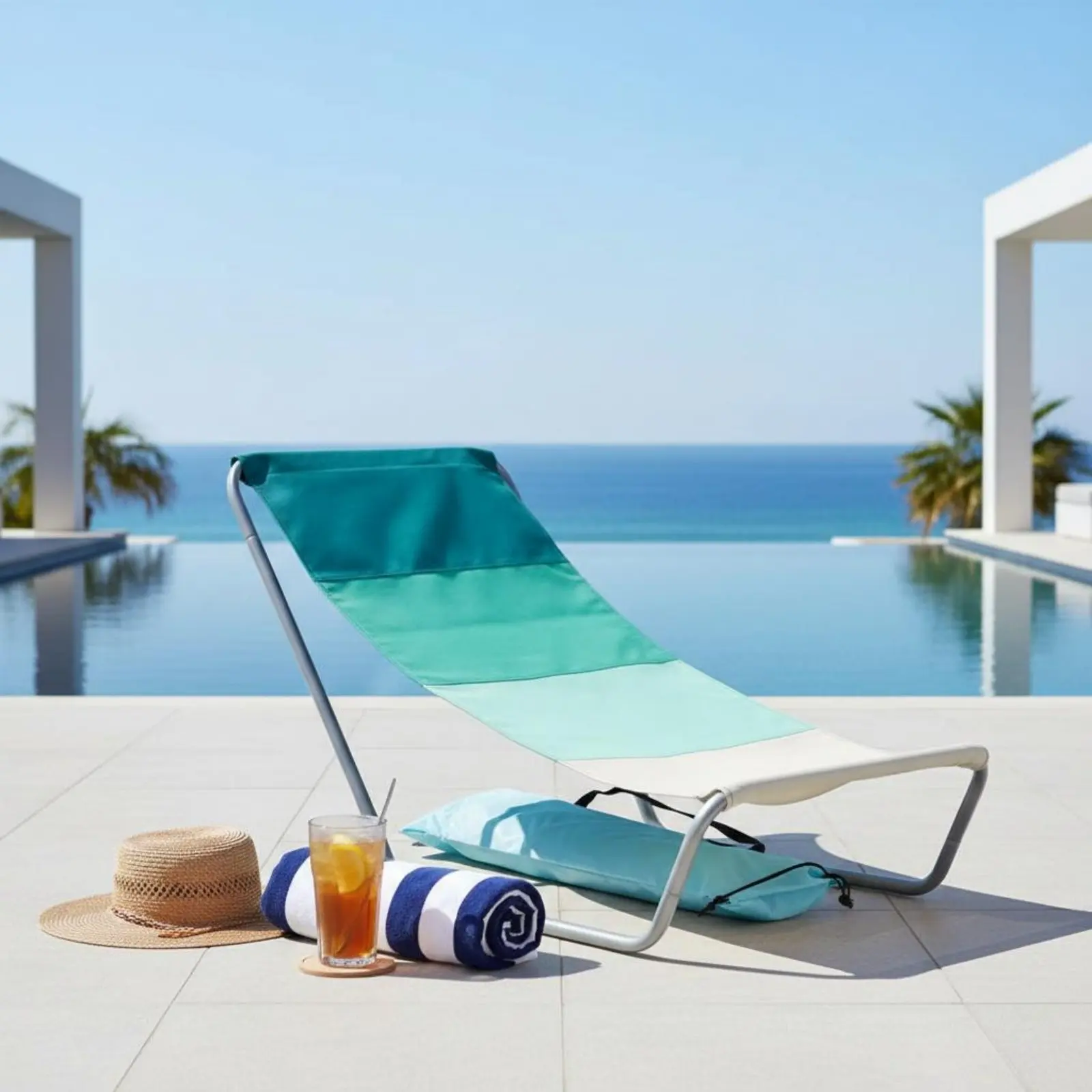 Lightweight Camping Recliner Foldable Portable Beach Chair Low Shape Sunbathing Chair Comfortable for Waterside, Patio
Lightweight Camping Recliner Foldable Portable Beach Chair Low Shape Sunbathing Chair Comfortable for Waterside, Patio