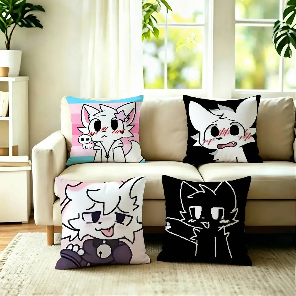 Cute B-boykisser Silly Cat Pillow Case Square Double-Sided Sofa Cushion Cover Bedroom Bedside Pillow
Cute B-boykisser Silly Cat Pillow Case Square Double-Sided Sofa Cushion Cover Bedroom Bedside Pillow