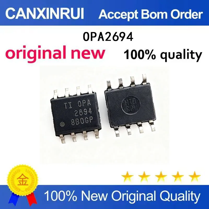(5-100 Pieces) Brand new original OPA2694IDR OPA2694 SOP8 spot operational amplifier chip IC
(5-100 Pieces) Brand new original OPA2694IDR OPA2694 SOP8 spot operational amplifier chip IC