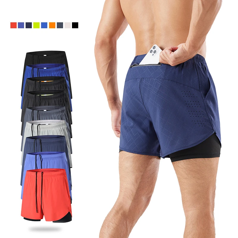 2 In 1 Men's Running Shorts Quick dry Fitness Double Layer Gym Sport Shorts Men Workout Training Short Pants with Zipper Pocket
2 In 1 Men's Running Shorts Quick dry Fitness Double Layer Gym Sport Shorts Men Workout Training Short Pants with Zipper Pocket