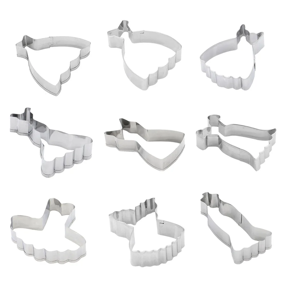 9 PCS Fondant Cutters Cake Biscuit Biscuits Cookie Stauffers Cookies Molds Skirt
9 PCS Fondant Cutters Cake Biscuit Biscuits Cookie Stauffers Cookies Molds Skirt