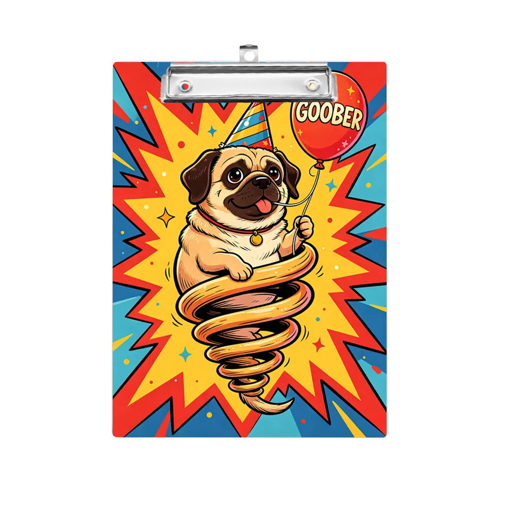 1pc A4 Baggle themed writing board clip double-sided printing suitable for note sheet files and drawing sizes
1pc A4 Baggle themed writing board clip double-sided printing suitable for note sheet files and drawing sizes