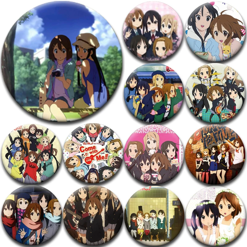Japanese Manga K-On! Character Creative Pin Tinplate Badge Cartoon Brooches Fans Collection Gifts on Backpack Clothes Decoration
Japanese Manga K-On! Character Creative Pin Tinplate Badge Cartoon Brooches Fans Collection Gifts on Backpack Clothes Decoration