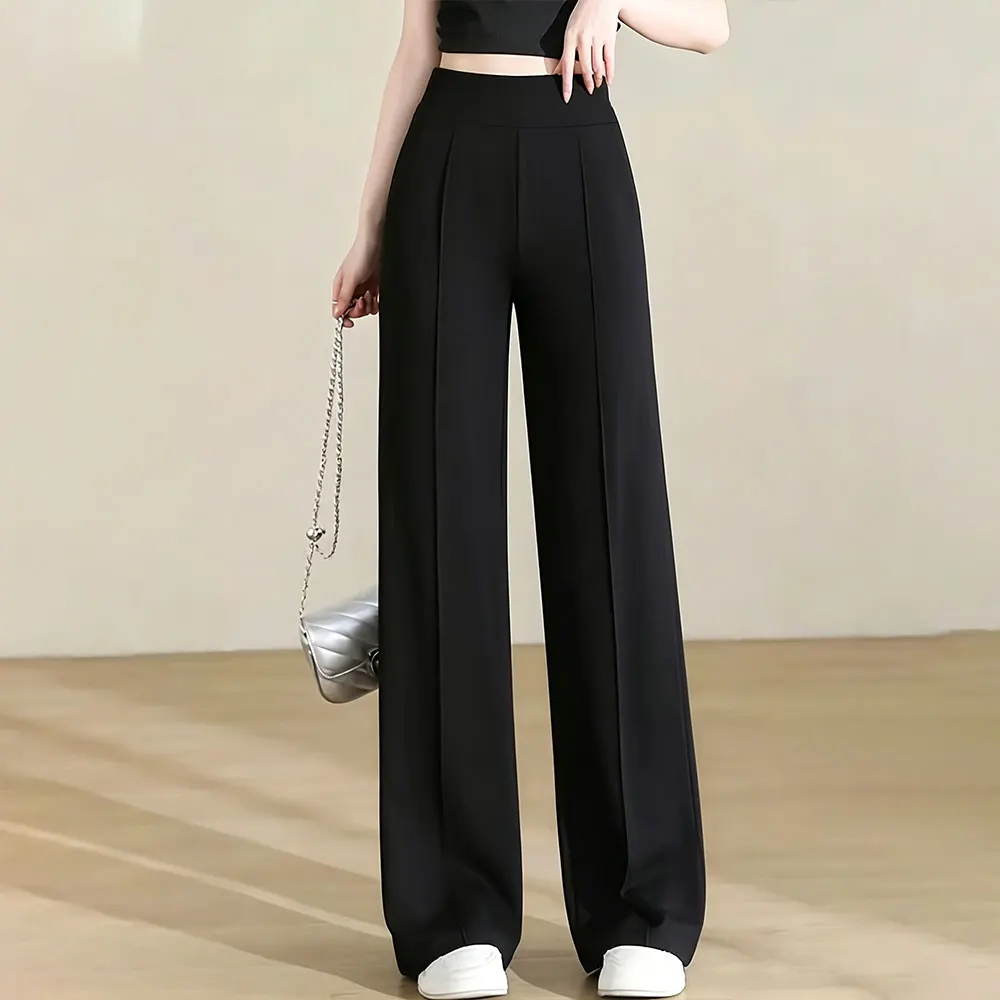 Womens Professional Straight Leg Pants Summer New Fashion Elegant Versatile Trousers High Waist Solid Color Casual Wide Leg Pant
Womens Professional Straight Leg Pants Summer New Fashion Elegant Versatile Trousers High Waist Solid Color Casual Wide Leg Pant