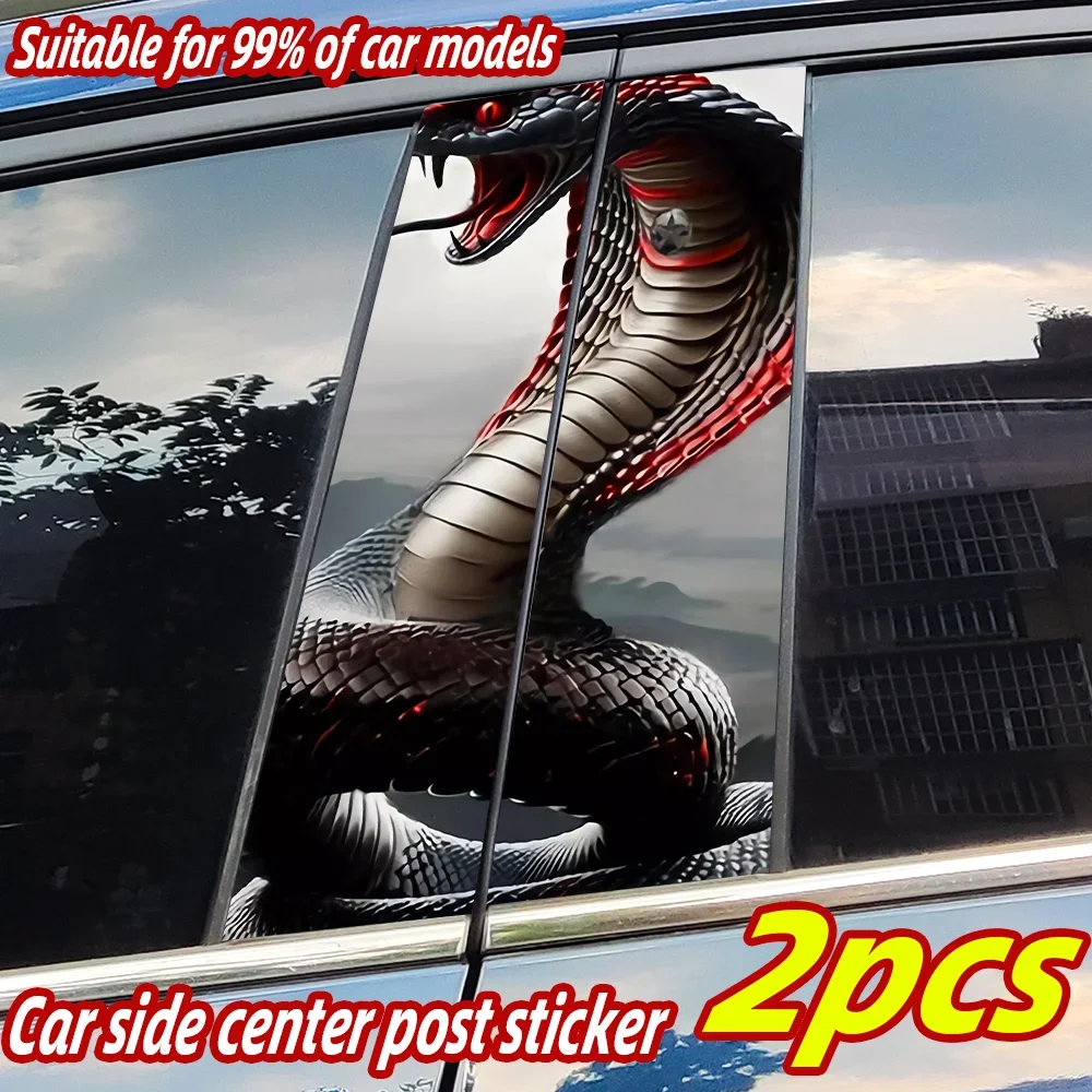Venomous Snake Car Stickers Auto B Pillar Waterproof Sunscreen Decor Cover Scratches Car Doors Pillar Vinyl Decals Accessories
Venomous Snake Car Stickers Auto B Pillar Waterproof Sunscreen Decor Cover Scratches Car Doors Pillar Vinyl Decals Accessories