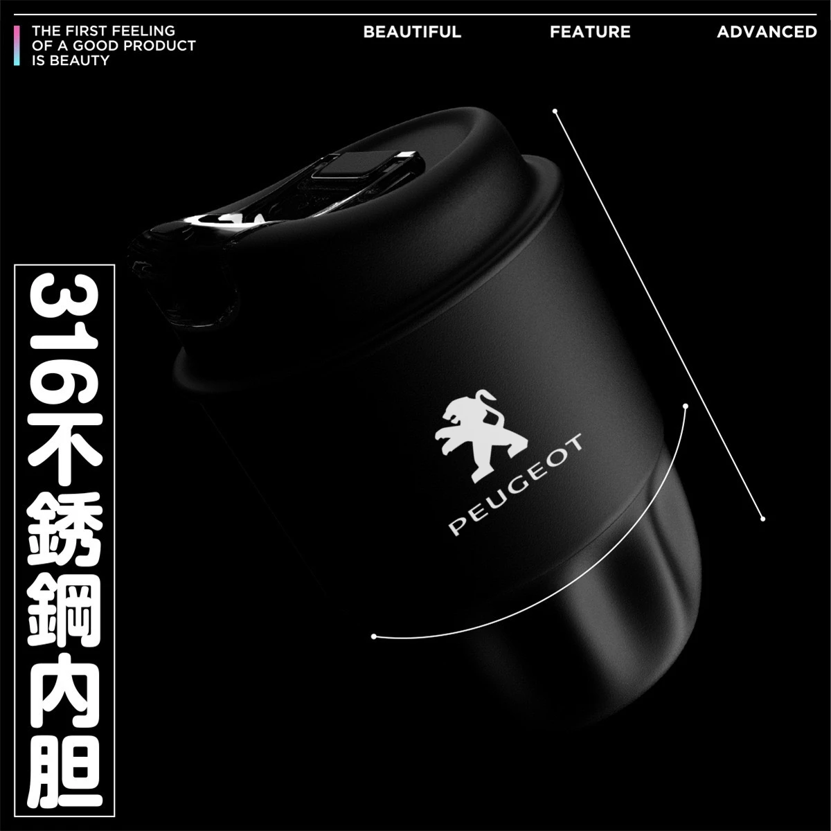 Автомобильная портативная дорожная чашка для кофе с двойным напитком, изолированная чашка из нержавеющей стали 316, для Peugeot 206 307 208 207 3008 407 508 2008 5008 1
Автомобильная портативная дорожная чашка для кофе с двойным напитком, изолированная чашка из нержавеющей стали 316, для Peugeot 206 307 208 207 3008 407 508 2008 5008 1