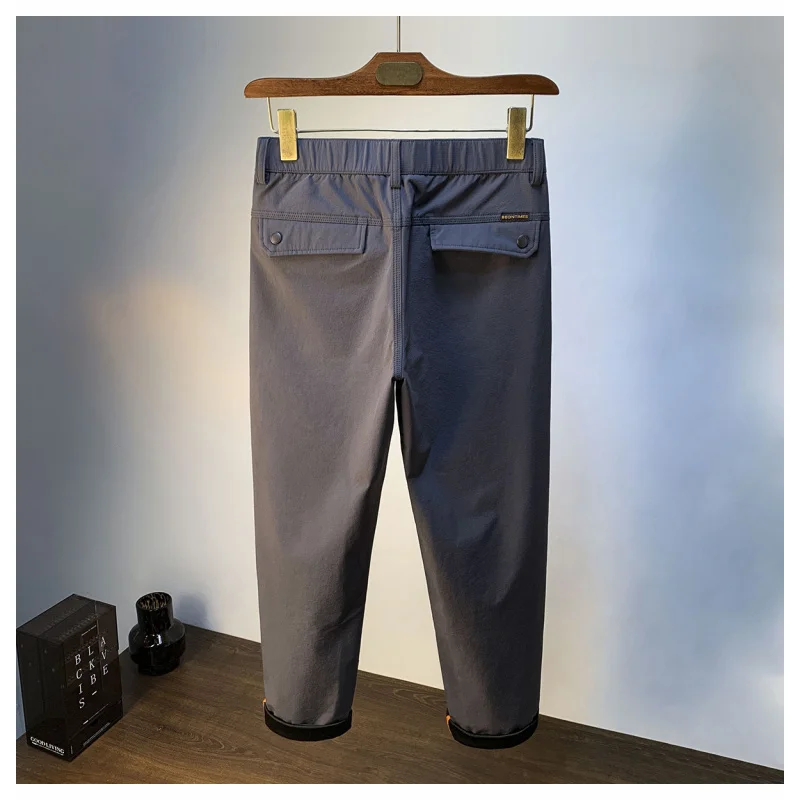 Fashionable Men's Casual Pants Autumn New Style Trendy Versatile Straight Tube Elastic Waist Elastic Commuting Business Pants
Fashionable Men's Casual Pants Autumn New Style Trendy Versatile Straight Tube Elastic Waist Elastic Commuting Business Pants