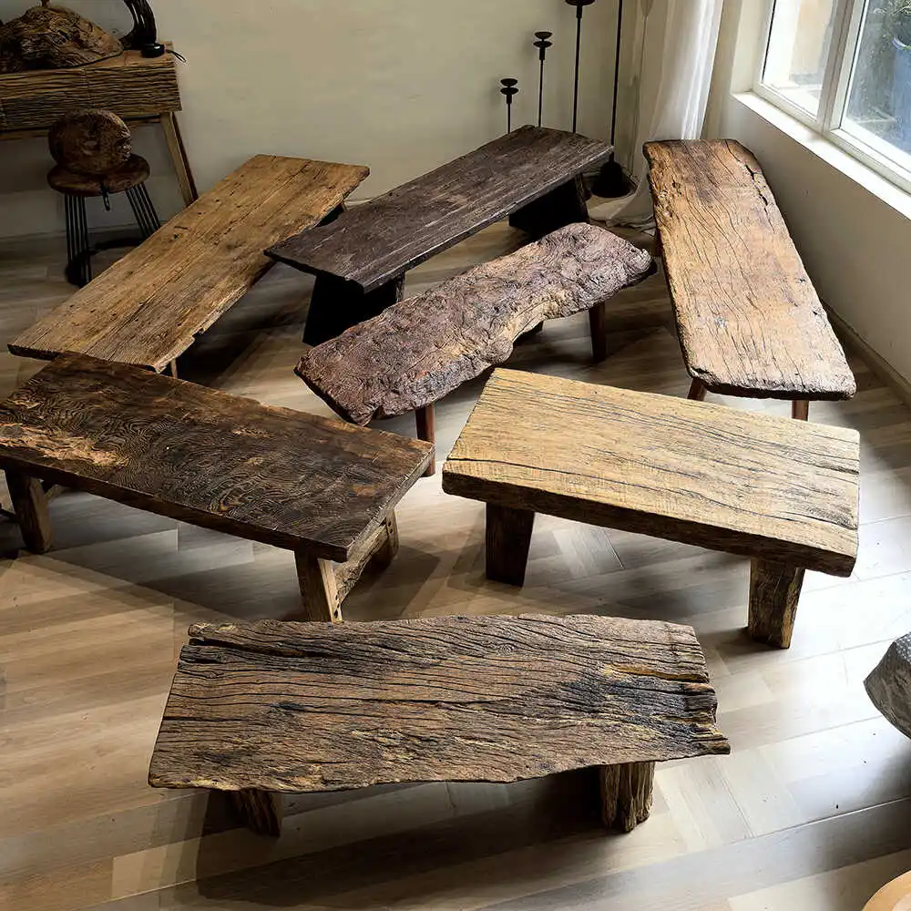 Silent Wind Solid Wood Coffee Table Villa Homestay Furniture Living Room Log Tea Table Outdoor Courtyard Wood Table
Silent Wind Solid Wood Coffee Table Villa Homestay Furniture Living Room Log Tea Table Outdoor Courtyard Wood Table