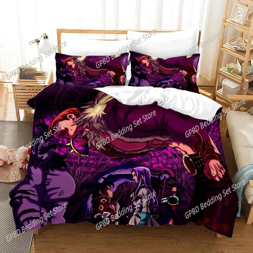 3D Printed Seven Deadly Sins Comfortable Duvet Quilt Cover Pillowcase Bedding Set Children Bedroom Decoration Home Textile
3D Printed Seven Deadly Sins Comfortable Duvet Quilt Cover Pillowcase Bedding Set Children Bedroom Decoration Home Textile