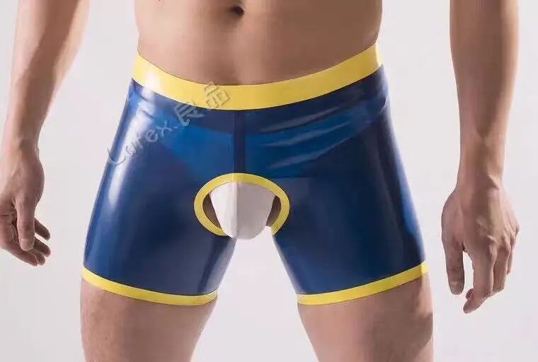 Men's Latex Rubber Open Front Crotchless Boxer Shorts
Men's Latex Rubber Open Front Crotchless Boxer Shorts