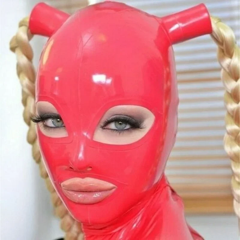 Latex Hoods Rubber Mask with Open Eye and Mounth Double Hair Hole Halloween Cosplay Customized Women Cosplay Costumes
Latex Hoods Rubber Mask with Open Eye and Mounth Double Hair Hole Halloween Cosplay Customized Women Cosplay Costumes