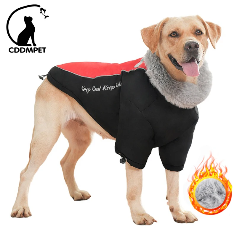 Big Dog Jacket Fur Collar Winter Dog Clothes for Medium Large Dogs Waterproof Pet Clothing French Bulldog Coats Labrador Costume
Big Dog Jacket Fur Collar Winter Dog Clothes for Medium Large Dogs Waterproof Pet Clothing French Bulldog Coats Labrador Costume