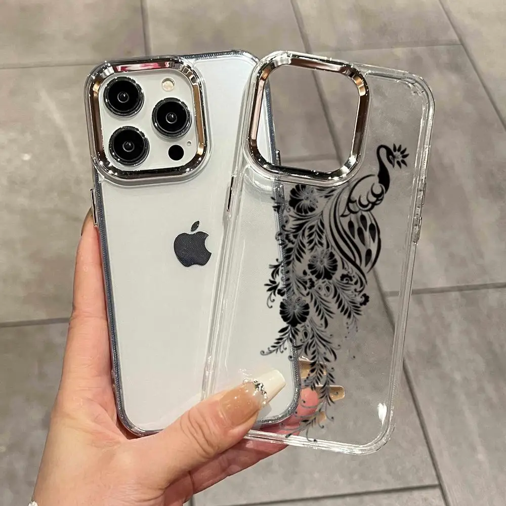 Peacock Floral Shockproof Elegant Phone Case for iPhone 17 Pro Max 16 E 15 14 Plus 13 12 11 Protective Cover
Peacock Floral Shockproof Elegant Phone Case for iPhone 17 Pro Max 16 E 15 14 Plus 13 12 11 Protective Cover