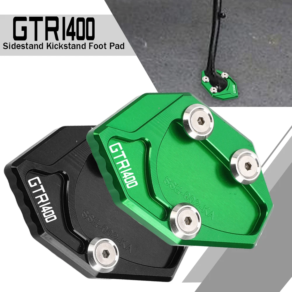 GTR1400 Motorcycle Side Stand Enlarge Sled Sidestand Kickstand Foot Pad For KAWASAKI GTR 1400 2012-2023 2022 2021 2020 2019 2018
GTR1400 Motorcycle Side Stand Enlarge Sled Sidestand Kickstand Foot Pad For KAWASAKI GTR 1400 2012-2023 2022 2021 2020 2019 2018