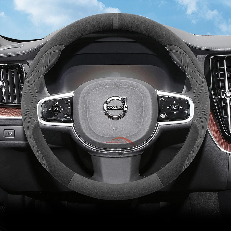 Suede Car Steering Wheel Cover for Volvo XC60 XC40 XC90 V90 S90 V60 S60 V40 EX90 EM90 Steering Wheel Accessories
Suede Car Steering Wheel Cover for Volvo XC60 XC40 XC90 V90 S90 V60 S60 V40 EX90 EM90 Steering Wheel Accessories