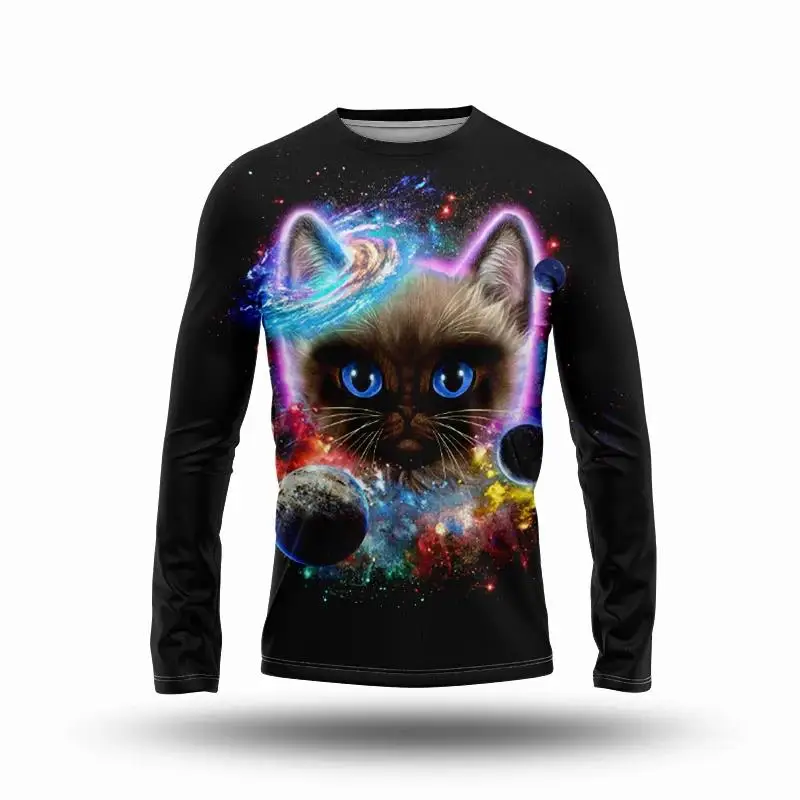 Christmas Costumes Pizza Cat Print Summer Men Women O-Neck T-shirt Casual Long Sleeve Oversized Pullover Trend Tops Men Clothing
Christmas Costumes Pizza Cat Print Summer Men Women O-Neck T-shirt Casual Long Sleeve Oversized Pullover Trend Tops Men Clothing