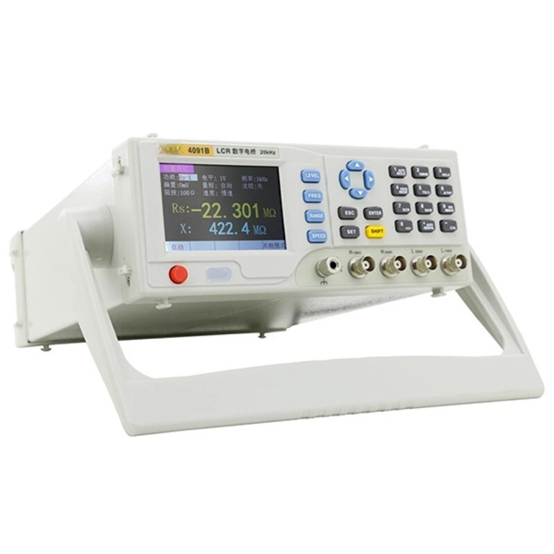 Цифровой настольный Измеритель LCR 4091B, 5 цифр, автоматический/ручной диапазон, 10-20 кГц, внутреннее смещение, 0-1500 мВ, калибровка короткого/открытого замыкания
Цифровой настольный Измеритель LCR 4091B, 5 цифр, автоматический/ручной диапазон, 10-20 кГц, внутреннее смещение, 0-1500 мВ, калибровка короткого/открытого замыкания