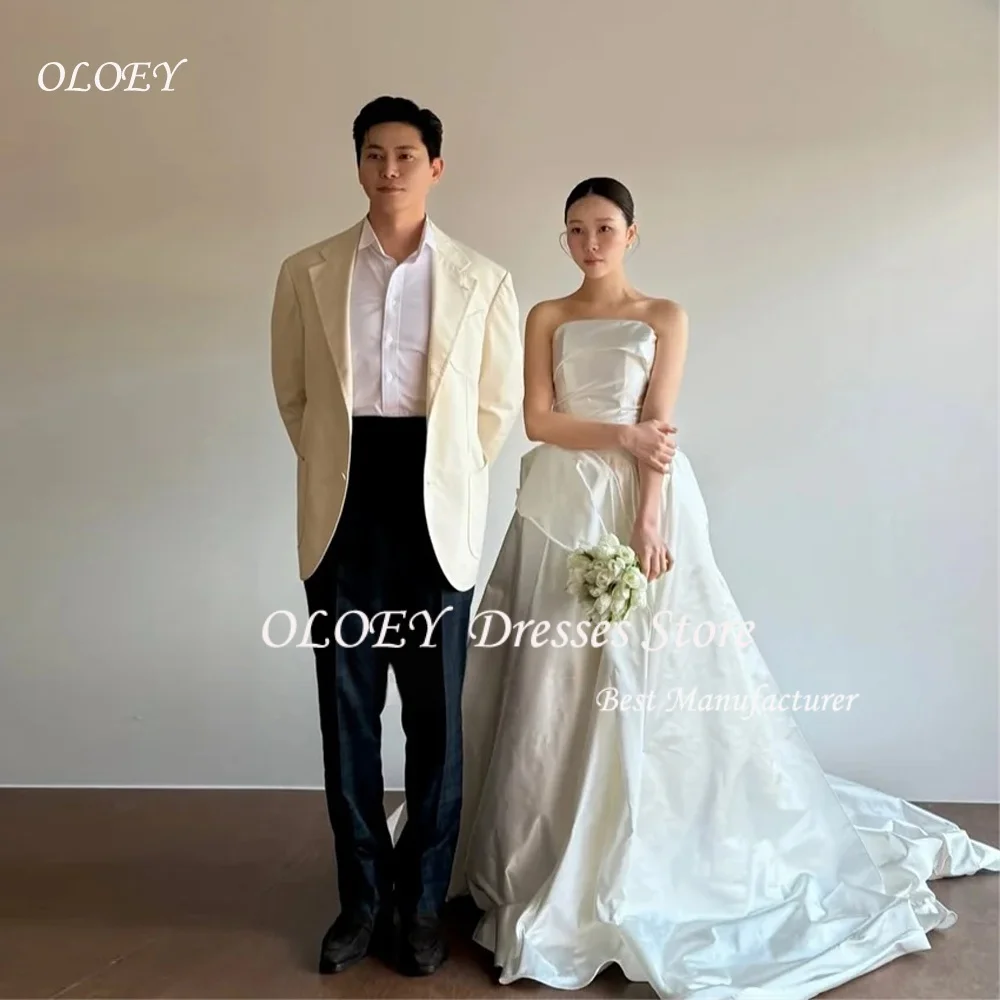 OLOEY Customized Elegant Off the Shoulder Korean Wedding Dresses Classic Mermaid Sleeveless Bridal Gowns with Court Train 2026
OLOEY Customized Elegant Off the Shoulder Korean Wedding Dresses Classic Mermaid Sleeveless Bridal Gowns with Court Train 2026