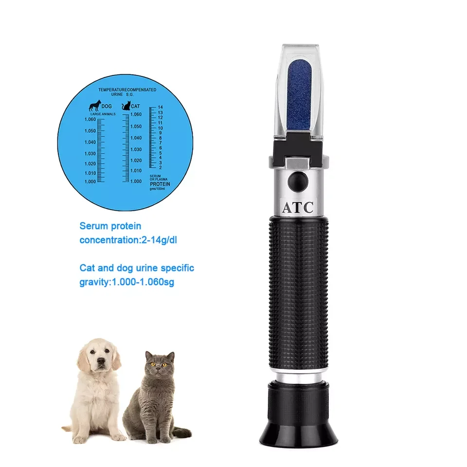 Ready to Ship RHC-300ATC Veterinary Refractometer Animal Refractometer for Cat Dog
Ready to Ship RHC-300ATC Veterinary Refractometer Animal Refractometer for Cat Dog