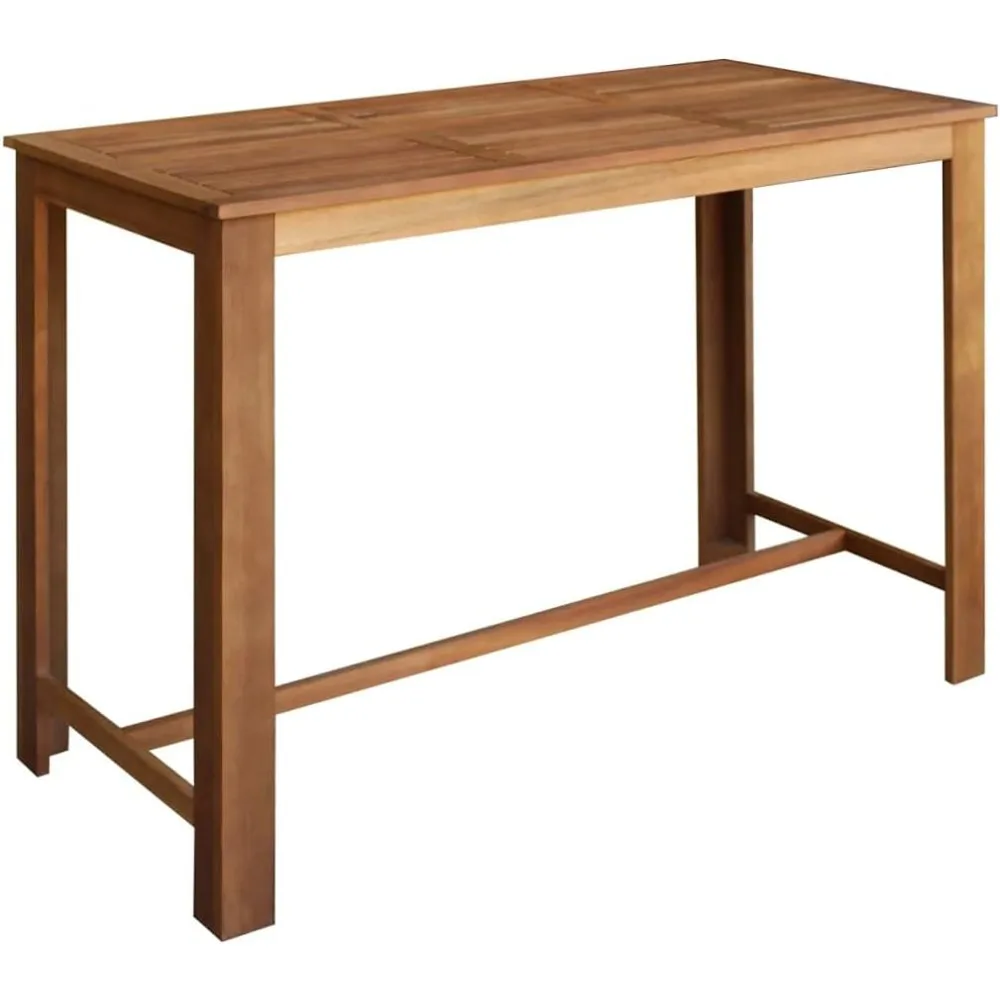 Bar Table, Multifunctional Table for Dining Room, Kitchen, Bar, Pub, Bistro,Solid Acacia Wood 59"x27.6"x41.3"
Bar Table, Multifunctional Table for Dining Room, Kitchen, Bar, Pub, Bistro,Solid Acacia Wood 59"x27.6"x41.3"