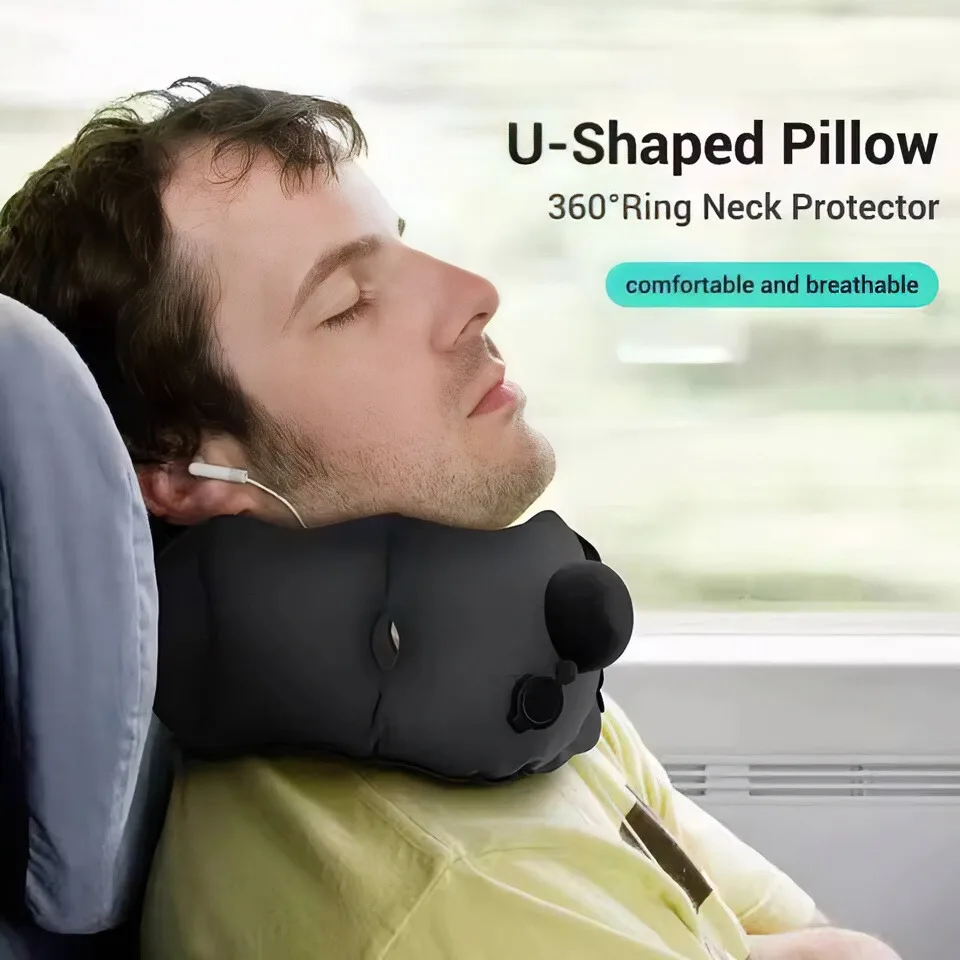 Durable Fast Inflating U-shaped Travel Pillow With Washable Cover For Hygiene And Long Lasting Use
Durable Fast Inflating U-shaped Travel Pillow With Washable Cover For Hygiene And Long Lasting Use