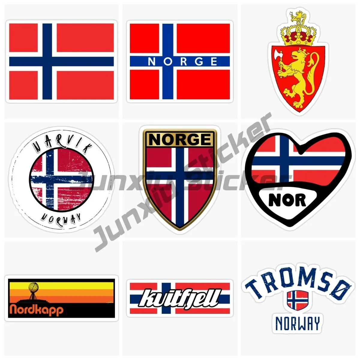 Norwegian Flag and Emblem Stickers Car Windows Vinyl Bicycle Accessories Laptops Cars Trucks Wall Stickers Can Be Customized
Norwegian Flag and Emblem Stickers Car Windows Vinyl Bicycle Accessories Laptops Cars Trucks Wall Stickers Can Be Customized