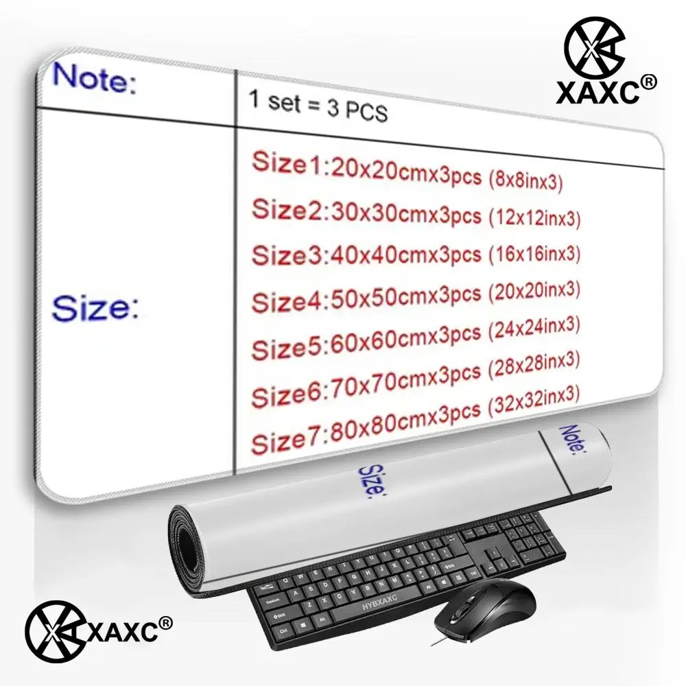 Mathematical formula XAXC Mouse Pad large keyboard mouse desk pad non-slip rubber gaming mouse pad laptop mouse carpet
Mathematical formula XAXC Mouse Pad large keyboard mouse desk pad non-slip rubber gaming mouse pad laptop mouse carpet